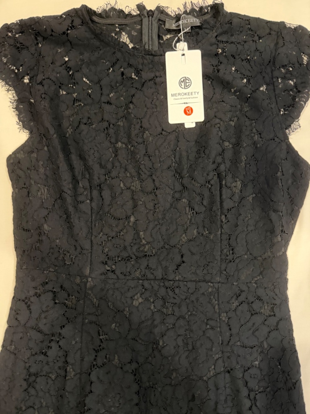LACE BLACK DRESS NWT - Picture 4 of 4